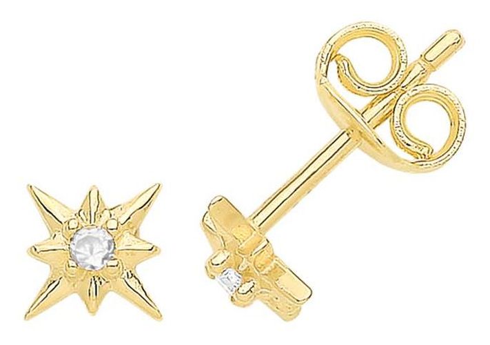 ES1689 8 Point Mini Star Jewellery - James Moore TH - Modalova