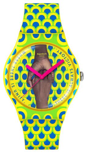 SO29Z148 Break Free UNITY ALWAYS (41mm) Neon Watch - Swatch - Modalova