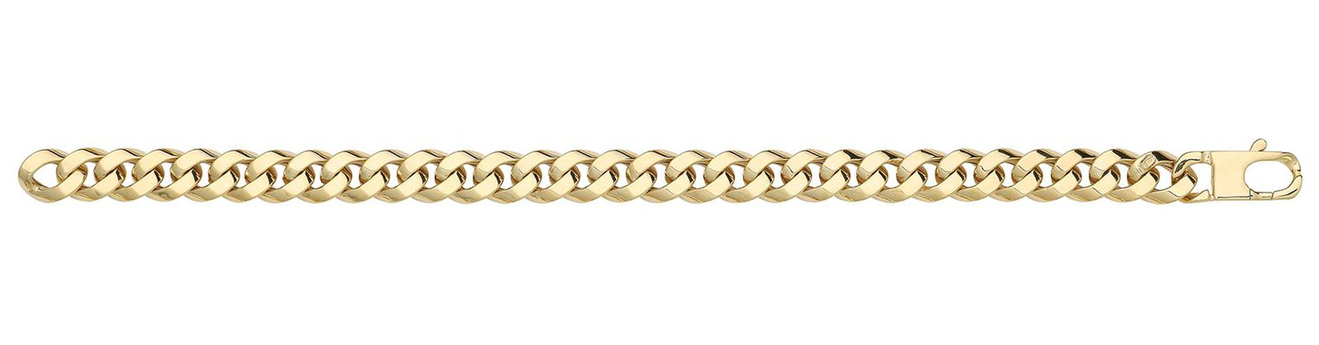 BR683 Hollow Curb Bracelet Jewellery - James Moore TH - Modalova