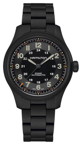 H70665130 Khaki Field Titanium Automatic (42mm) Watch - Hamilton - Modalova