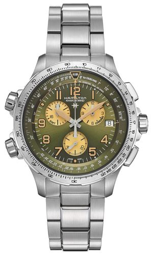 H77932160 Aviation X-Wind GMT Chronograph Watch - Hamilton - Modalova