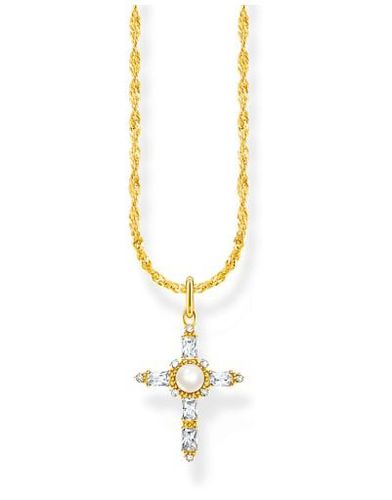 KE2296-445-14-L45V Gold-plated necklace with Jewellery - Thomas Sabo - Modalova