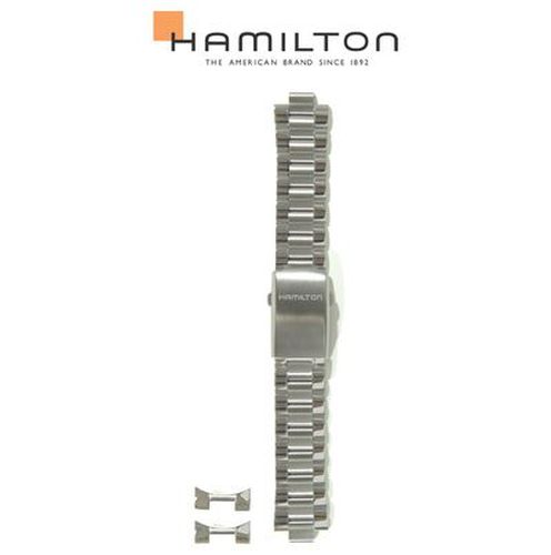 H695775103 Stainless Steel 22mm- Khaki Navy Watch - Hamilton Straps - Modalova