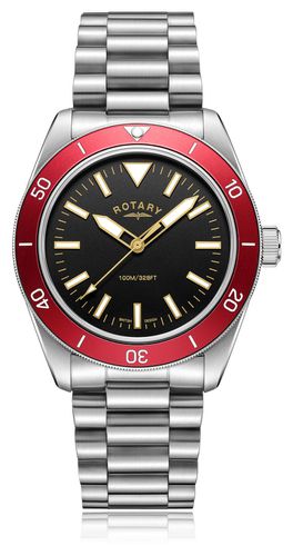 GB05660/81 Men's Sport Diver (41mm) Dial Red Watch - Rotary - Modalova