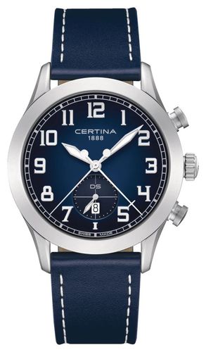 C0246171604200 DS Pilot Quartz (43mm) FumÃ© Watch - Certina - Modalova