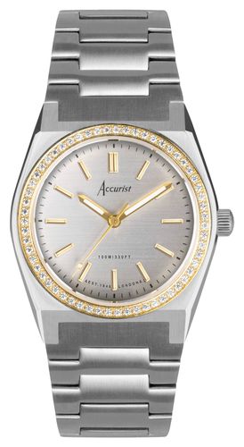 Origin Womens | Gold Stone Set Bezel | Watch - Accurist - Modalova