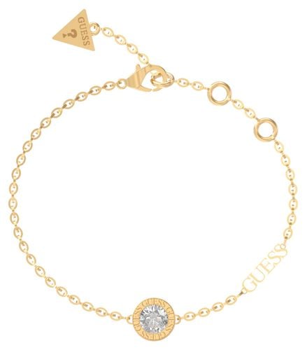 UBB02246YGL Gold Plated Crystal Charm Bracelet Jewellery - Guess - Modalova