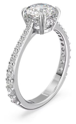 Constella Cocktail Ring Rhodium-Plated ( Jewellery - Swarovski - Modalova