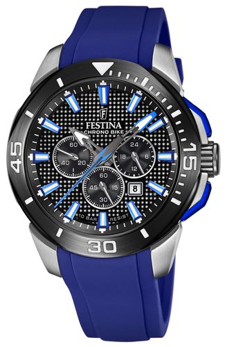 F20642/1 Chrono Bike 2022 Dial / Blue Rubber Watch - Festina - Modalova