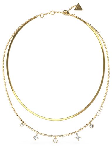 UBN03067YGWH Women's Perfect Liaison Gold Plated White Jewellery - Guess - Modalova