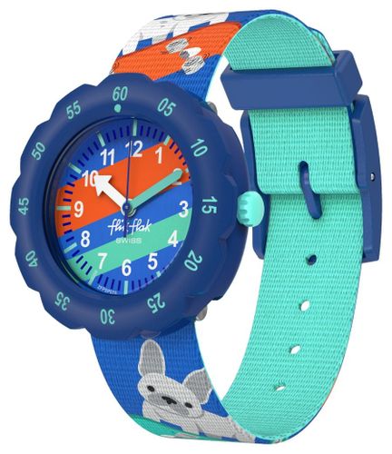 FPSP075 SKATING FRENCHIE (34.75mm) Patterned Watch - Flik Flak - Modalova