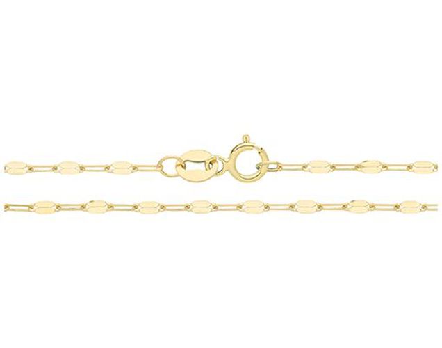 CH576/18 9ct 18" Y/g Dia Cut Toggle Chain Jewellery - James Moore TH - Modalova