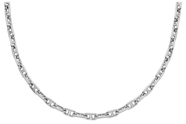 JA7243040 Heritage D-Link Silver-Tone Brass Chain Jewellery - Fossil - Modalova