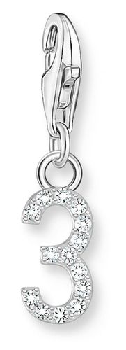 Silver Charm Pendant Number 3 With Jewellery - Thomas Sabo - Modalova