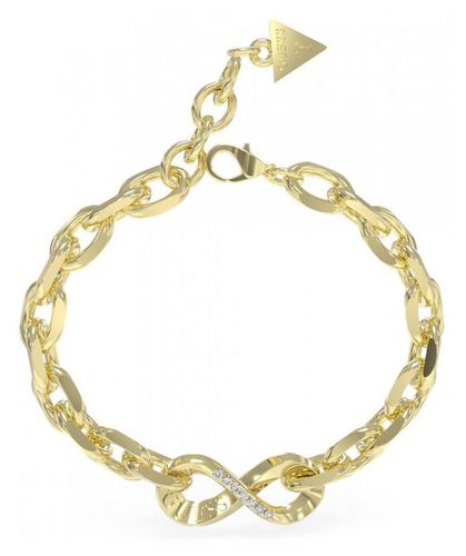 JUBB03275JWYGL Endless Dream Gold Crystal Infinity Jewellery - Guess - Modalova