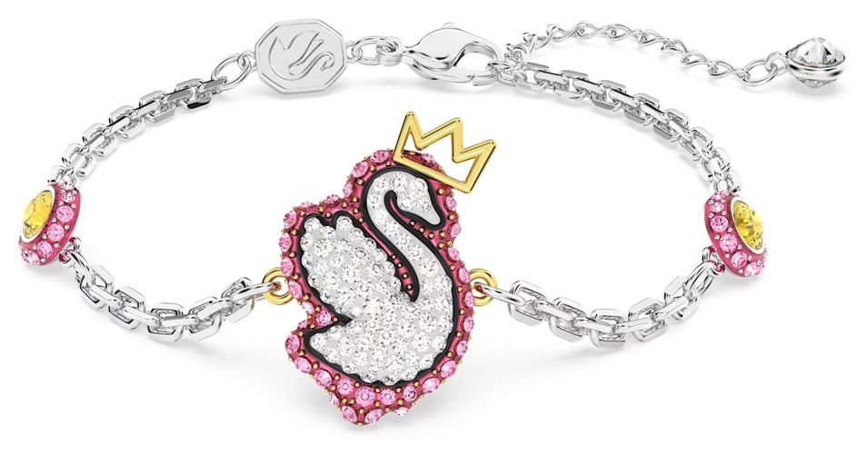 Pop Swan Bracelet | Rhodium Plated | Jewellery - Swarovski - Modalova