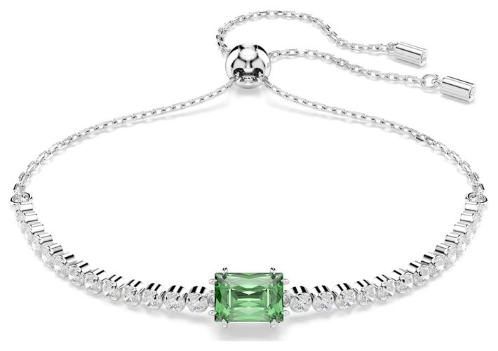 Matrix Tennis Bracelet White and Green Jewellery - Swarovski - Modalova