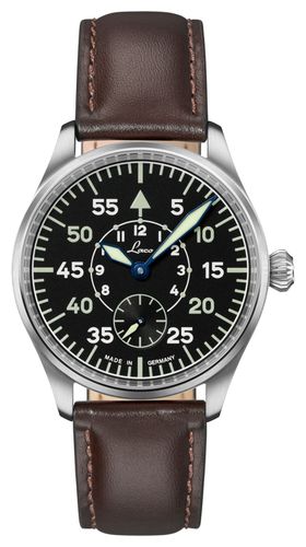 WÃ¼rzburg 39 (39mm) Dial / Leather Watch - Laco - Modalova