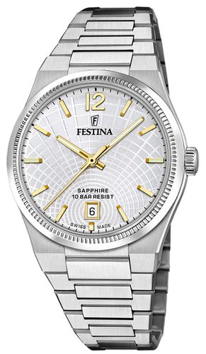 F20052/2 Swiss Made RivÃ© Quartz (35mm) Dial Watch - Festina - Modalova