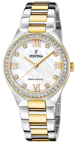 F20659/1 Women's Solar Energy (35mm) Mother-of-Pearl Watch - Festina - Modalova