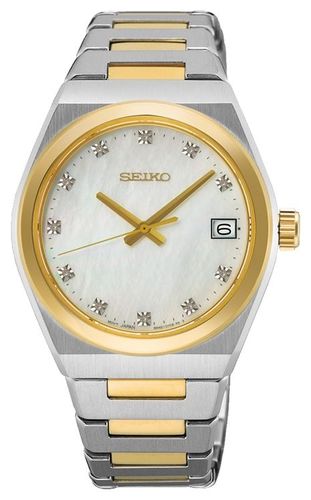 SUR604P1 Essential Time Diamond (34mm) Mother-of-Pearl Watch - Seiko - Modalova