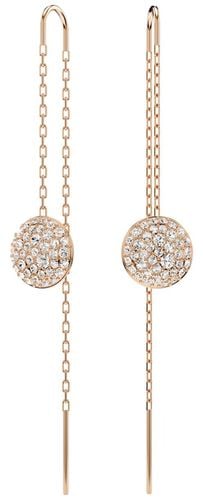 Meteora Drop Earrings White Crystals Rose Jewellery - Swarovski - Modalova