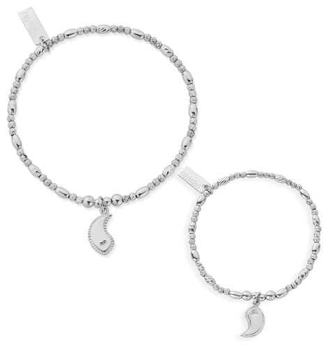 PSBSETAC3252 Personalised We Go Together Set Of 2 Jewellery - ChloBo - Modalova