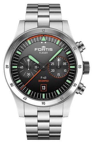 F4240004 Flieger F-43 Bicompax Original (43mm) Watch - FORTIS - Modalova