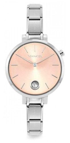 PARIS Watch With Steel Band ROUND With Jewellery - Nomination - Modalova