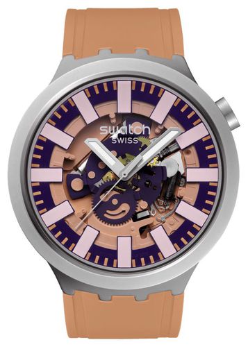 SB07S119 TERRACOTTA TIDE (47mm) Skeleton Dial / Watch - Swatch - Modalova