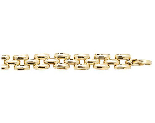 BR567 9CT YEL GOLD LADIES' 7.5 INCHES FANCY Jewellery - James Moore TH - Modalova