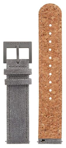 FT312080H Textile Strap ONLY With Cork Lining, 20mm Watch - Mondaine - Modalova