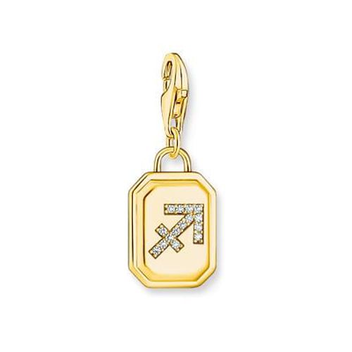 Gold-Plated Charm Pendant Zodiac Jewellery - Thomas Sabo - Modalova