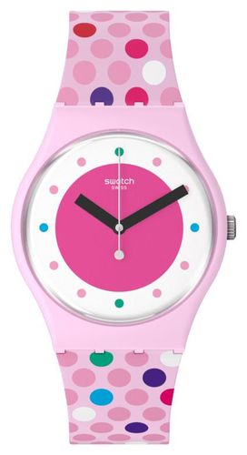 SO28P109 Blowing Bubbles Dial / Polka Dot Watch - Swatch - Modalova