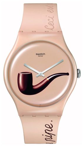 SO29Z124 x Magritte - LA TRAHISON DES IMAGES BY RENE Watch - Swatch - Modalova