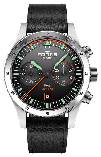 F4240005 Flieger F-43 Bicompax Original (43mm) Watch - FORTIS - Modalova