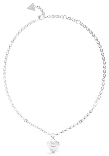 JUBN02230JWRHT/U Rhodium Plated 16-18" Fine Chain Jewellery - Guess - Modalova