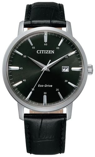 BM7460-11E Men's Eco-Drive Dial Leather Watch - Citizen - Modalova