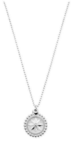 SCDC23232 Diamond Cut Chain With Bobble Compass Jewellery - ChloBo - Modalova