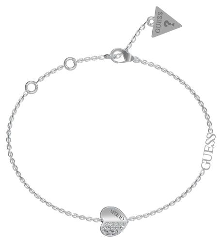 UBB03036RHL Women's Lovely Rhodium Plated PavÃ© Jewellery - Guess - Modalova