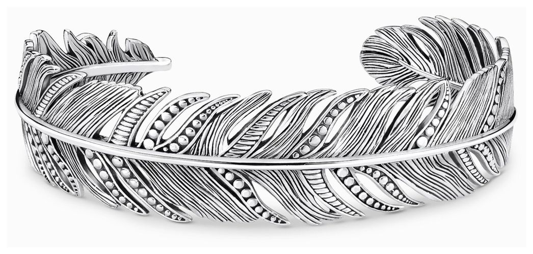 AR099-637-21-L17 Rebel At Heart | Feather Bangle Jewellery - Thomas Sabo - Modalova