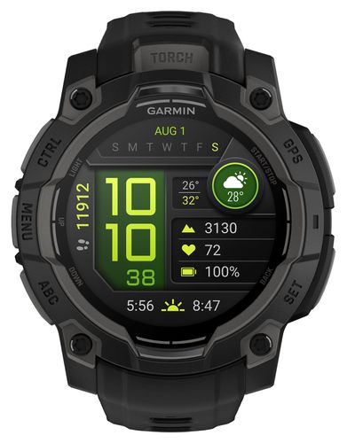 Instinct 3 AMOLED Outdoor GPS Smartwatch Watch - Garmin - Modalova