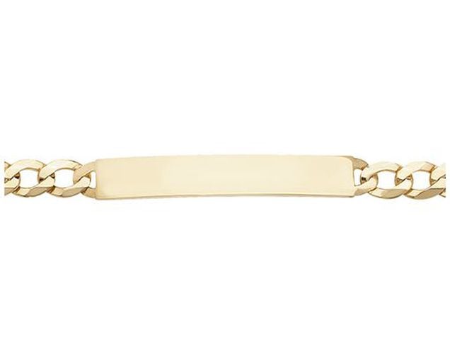 BR267 9CT YEL GOLD MEN'S 8.5 INCHES ID BRCLT Jewellery - James Moore TH - Modalova