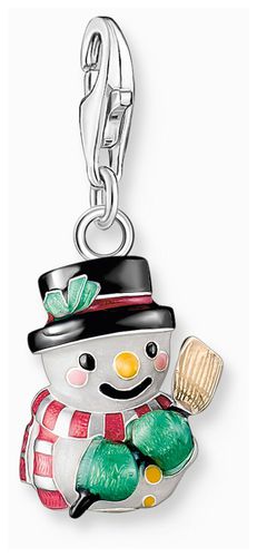 Snowman Enamel Charm Jewellery - Thomas Sabo - Modalova