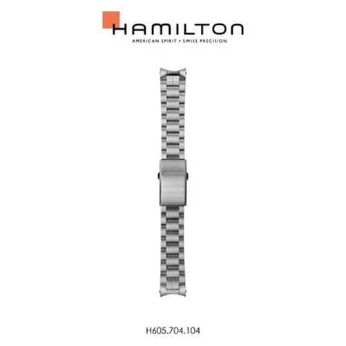 H695704104 Men's Stainless Steel Hamilton Watch - Hamilton Straps - Modalova