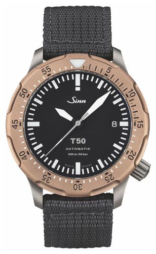 T50 GBDR Titanium (Goldbronze 125 Bezel) Watch - Sinn - Modalova