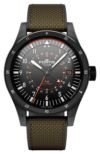 F4260004 Flieger F-43 Triple-GMT PC-7 Team Edition ( Watch - FORTIS - Modalova