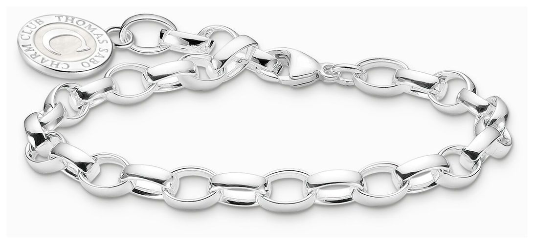 X0285-007-21-L17 Charm Bracelet With Shimmering Jewellery - Thomas Sabo - Modalova