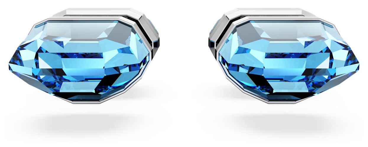 Lucent Stud Earrings | Rhodium Plated Jewellery - Swarovski - Modalova