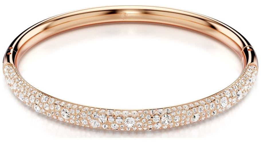 Meteora Bangle Snow PavÃ© White Crystals Jewellery - Swarovski - Modalova